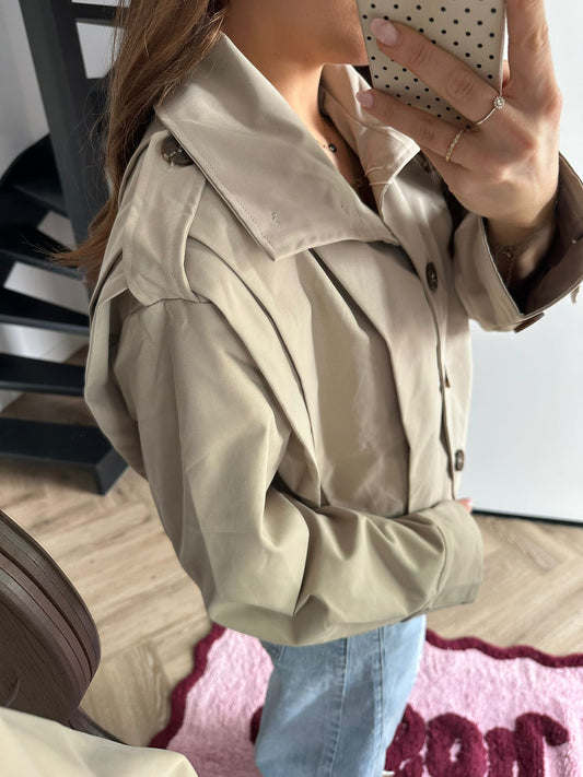 Trenchcoat Renske - Lichtbeige