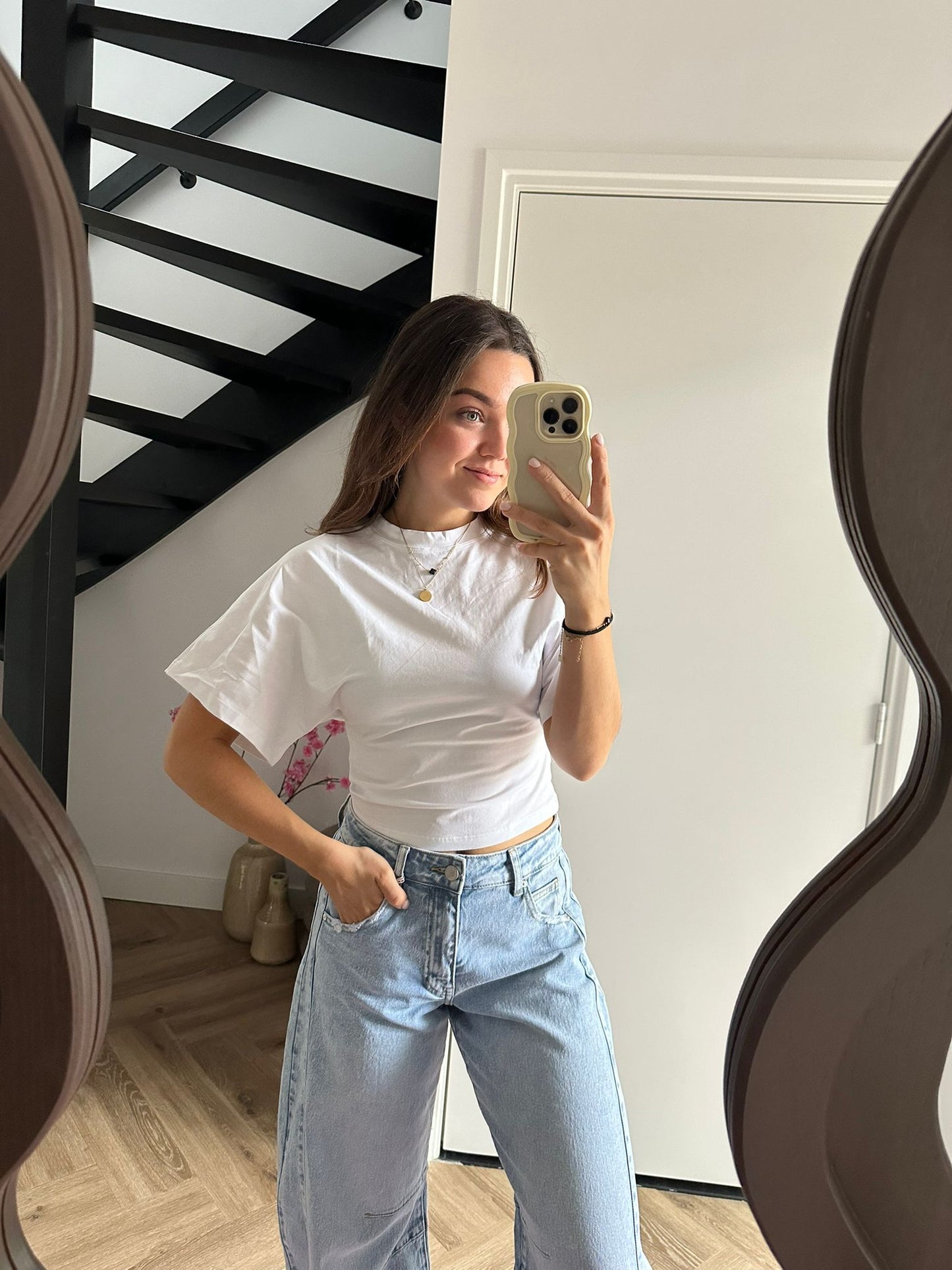 Witte Basic Top Majlen