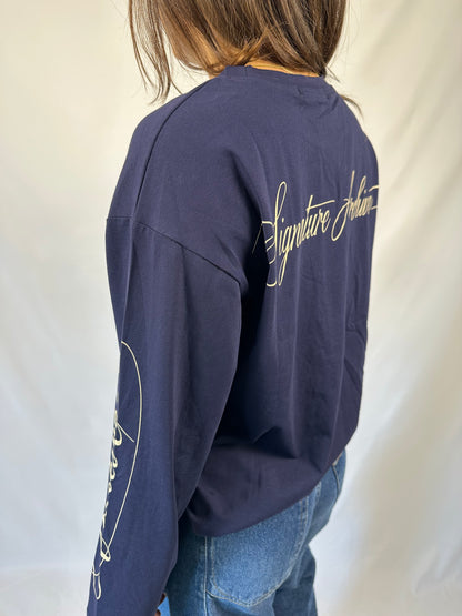 Longsleeve - Donkerblauw