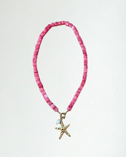 Roze Kralen Ketting