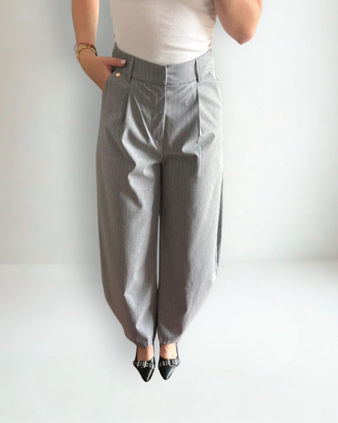 Ballon Pantalon Nina - Grijs