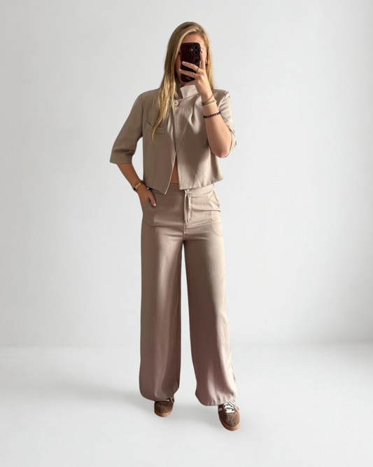 Tweedelige set Danique - Beige
