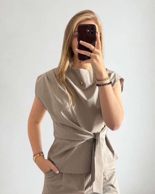Striktop Britt - Beige