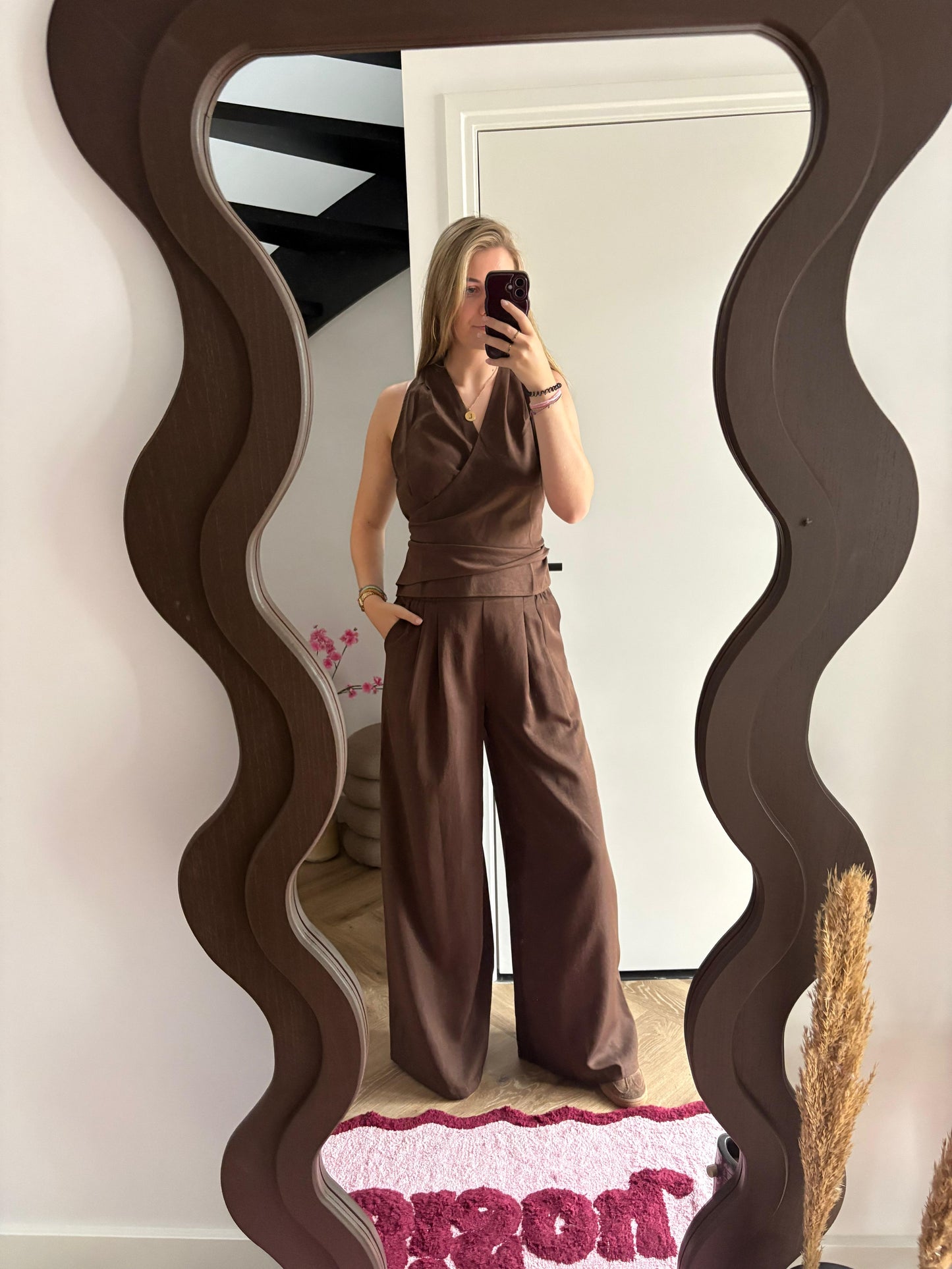 Bruine Pantalon Nowe