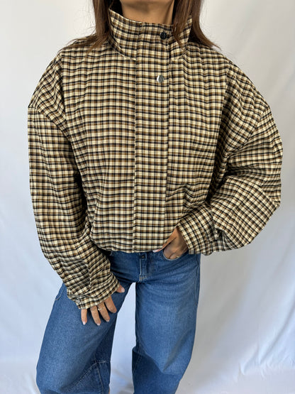 Geruiten Jack - bruin/beige grote ruit