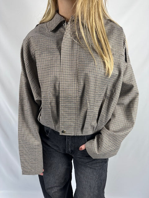 Geruite jack - Bruin/Beige