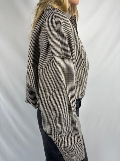 Geruite jack - Bruin/Beige