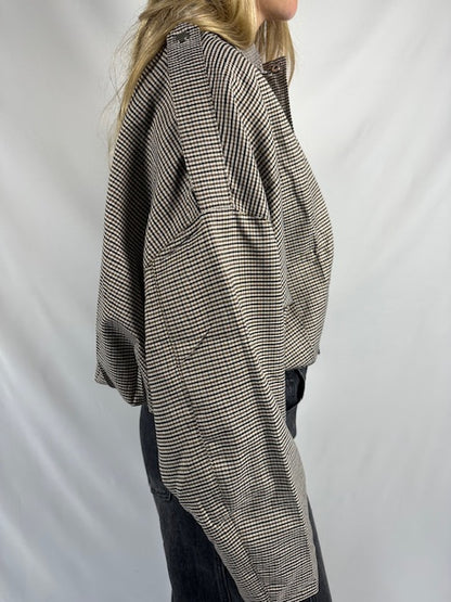 Geruite jack - Bruin/Beige