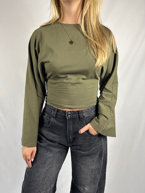 Basic longsleeve - Army