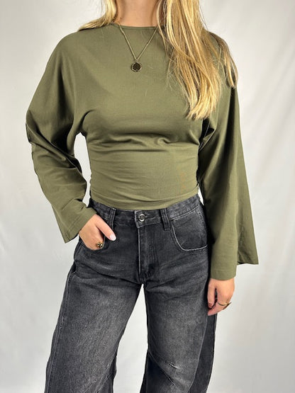 Basic longsleeve - Army