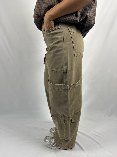 Queen heart broek - Camel
