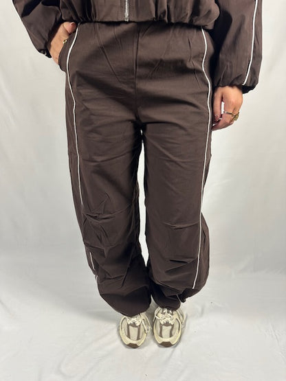 Parachute broek - Bruin