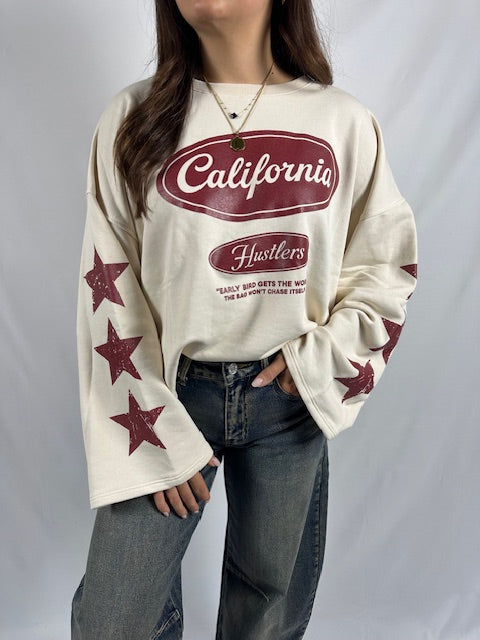 California longsleeve - Beige