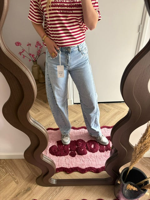 Blauwe Denim Balloon Jeans Lotte