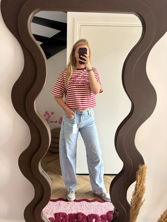 Blauwe Denim Balloon Jeans Lotte