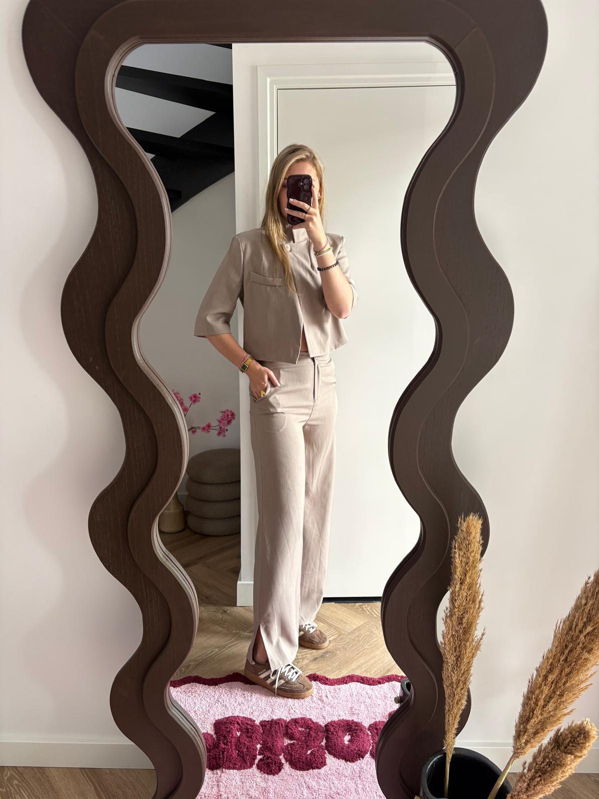 Tweedelige set Danique - Beige