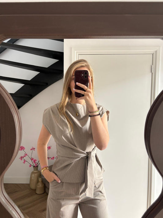 Striktop Britt - Beige
