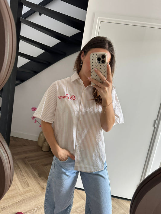 Geel Gestreepte Blouse Sterre