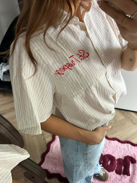 Yellow Striped Blouse Sterre