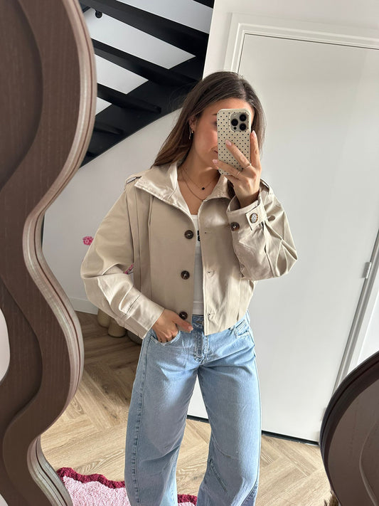 Trenchcoat Renske - Lichtbeige