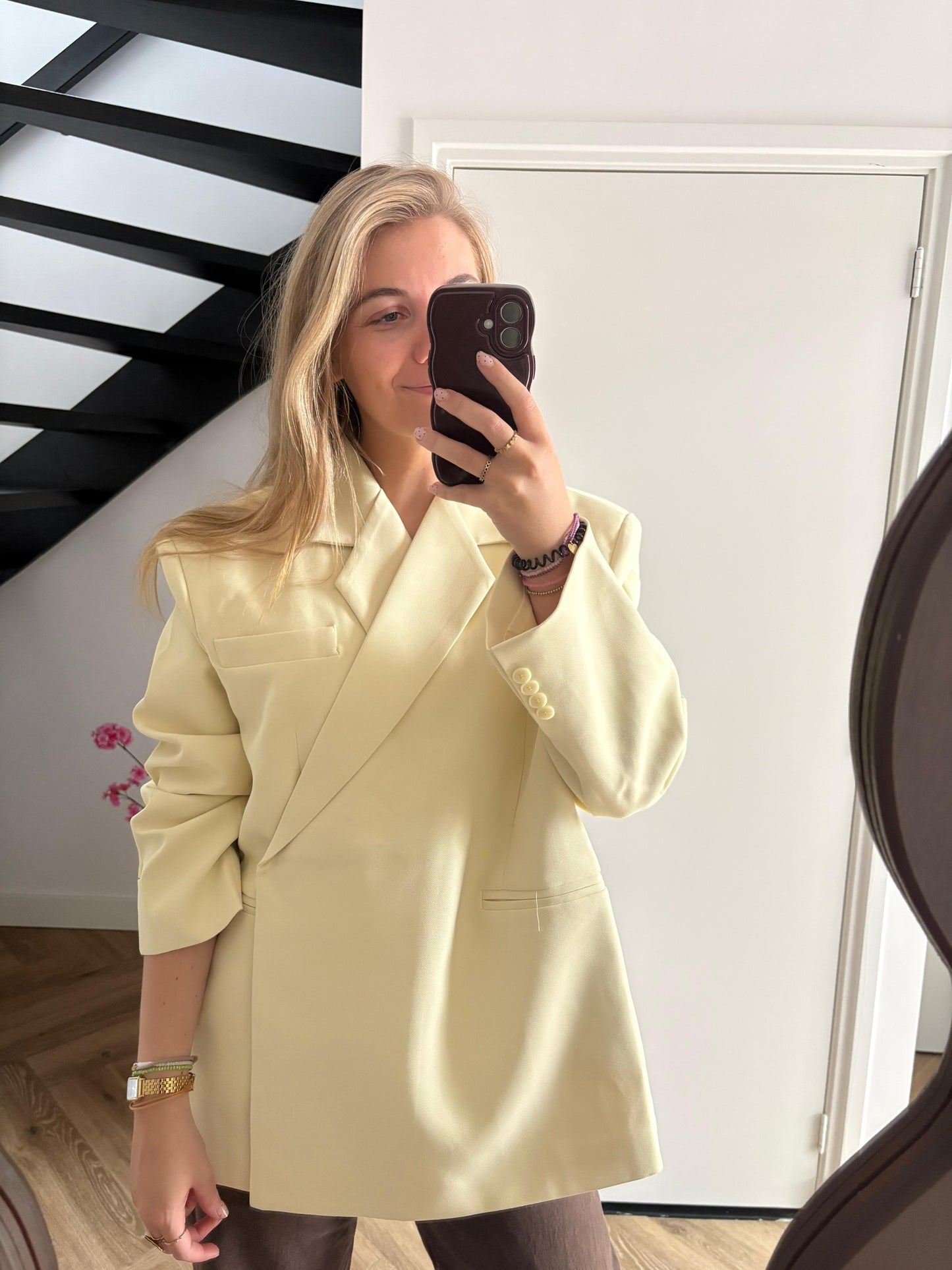 Gele Oversized Blazer Noa