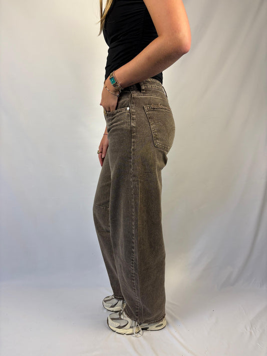 Queen hearts jeans - choco